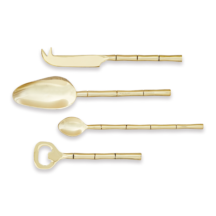 Grove Cocktail Accessories S/4 - Gold