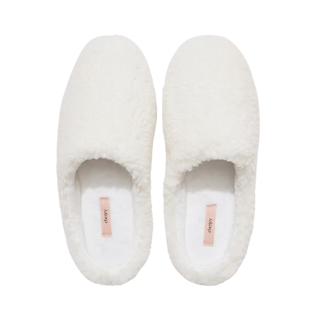 Ivory Sherpa Slipper