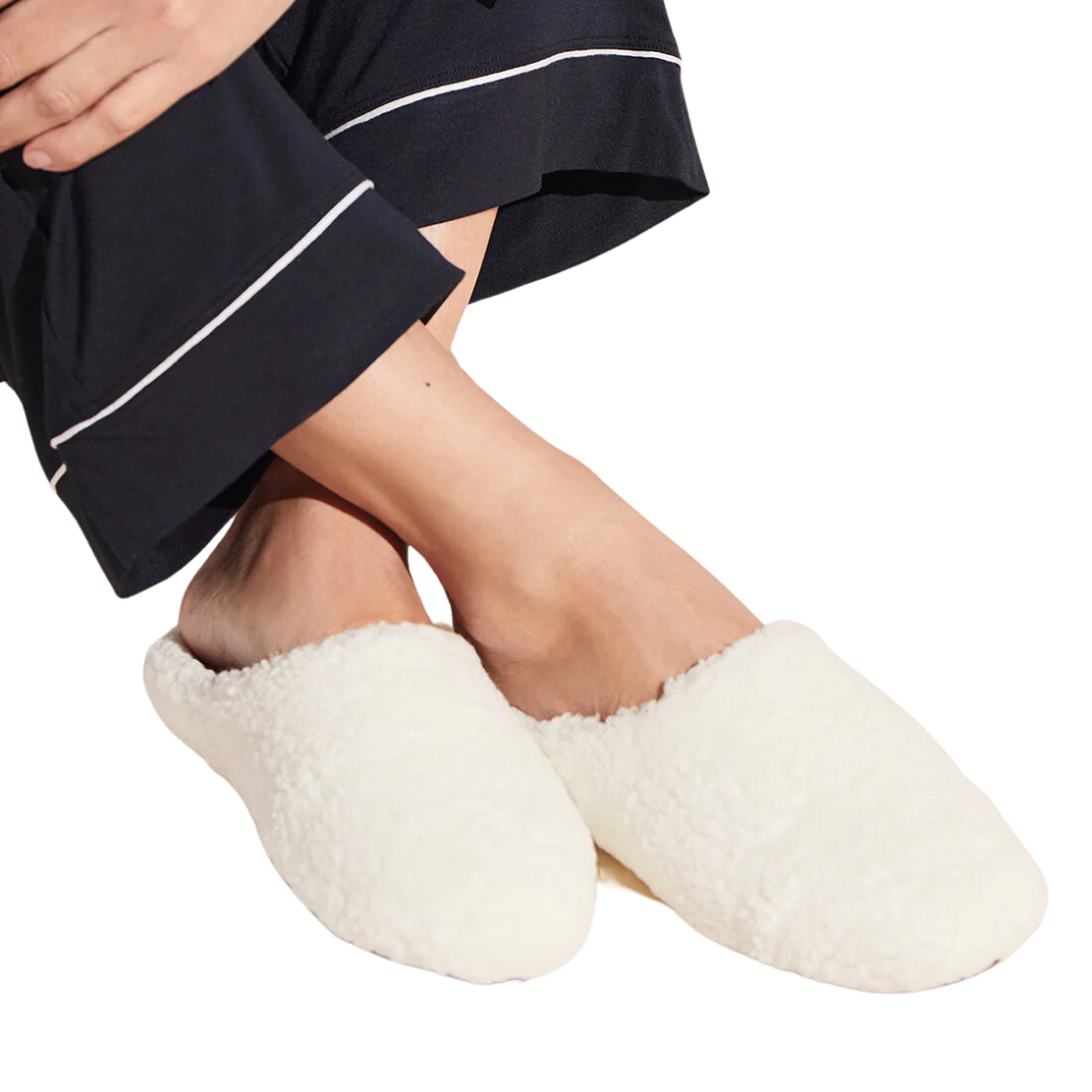 Ivory Sherpa Slipper