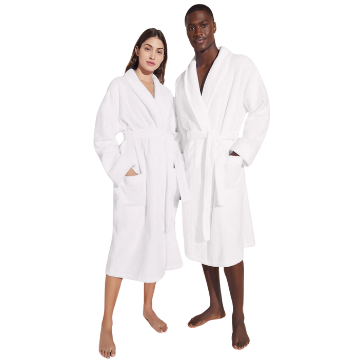 Terry Unisex Robe - White