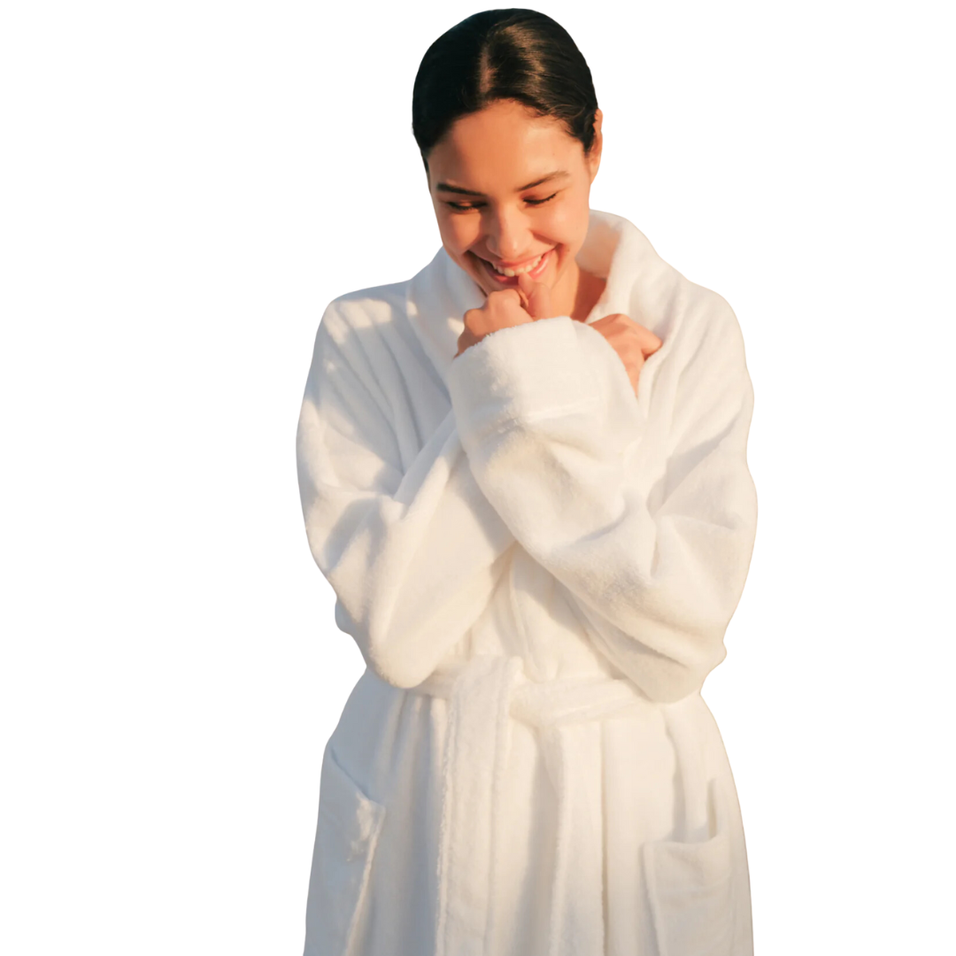 Terry Unisex Robe - White