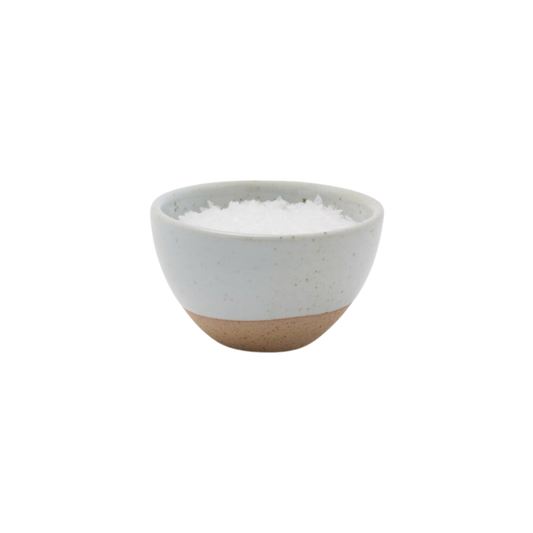 Rivka White Salt Glaze Pinch Bowl