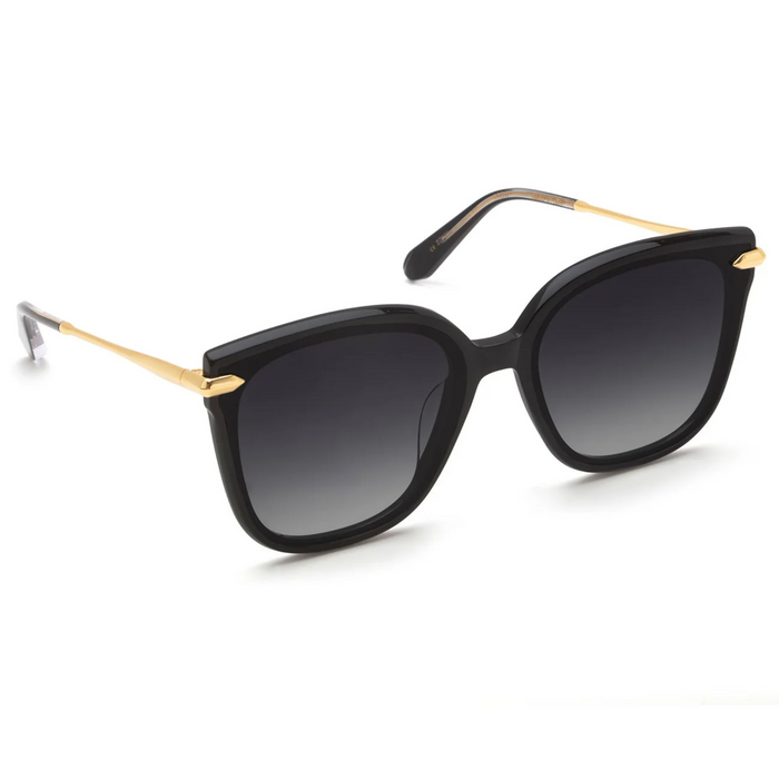 DEDE | Nylon Black + Black Crystal Sunglasses