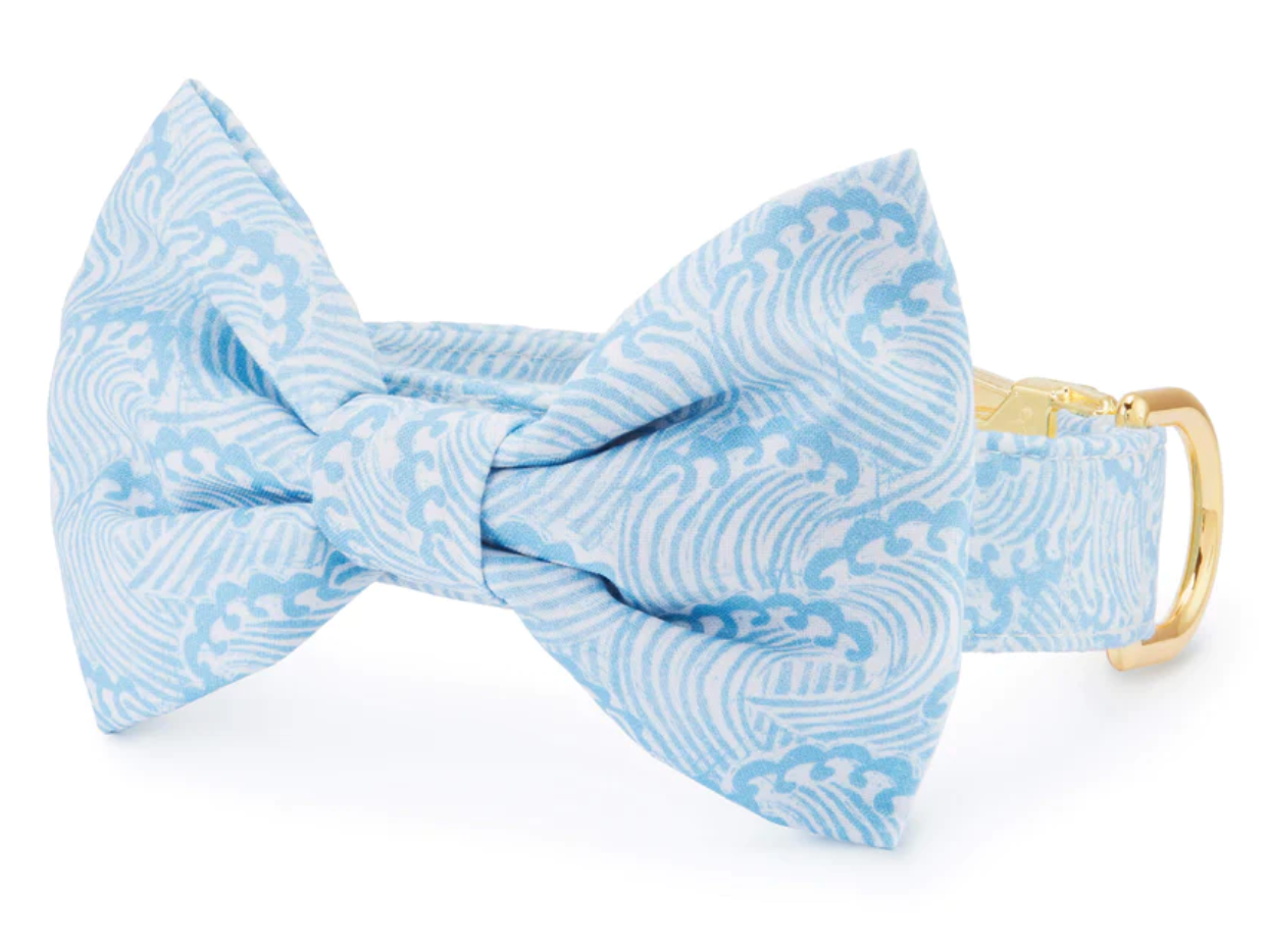 Surf's Up Bow Tie Collar - L/Small