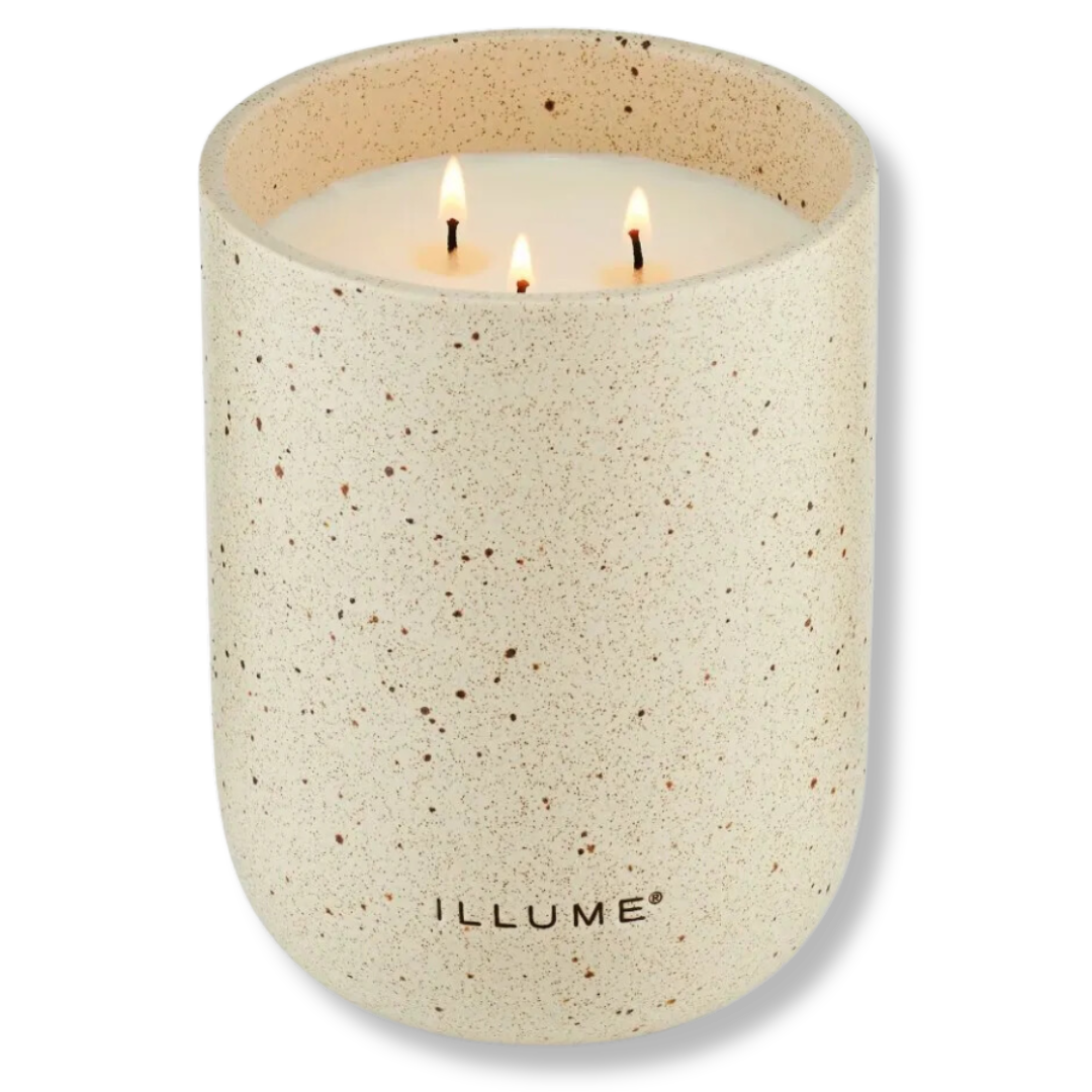 Amber Bergamot Large Outdoor Ceramic Candle