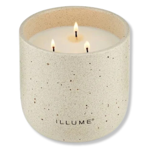 Amber Bergamot Medium Outdoor Ceramic Candle