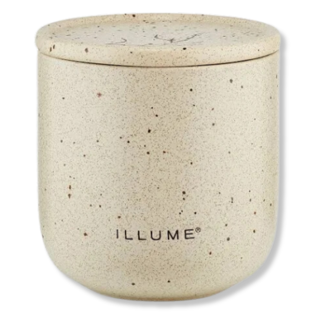 Amber Bergamot Medium Outdoor Ceramic Candle