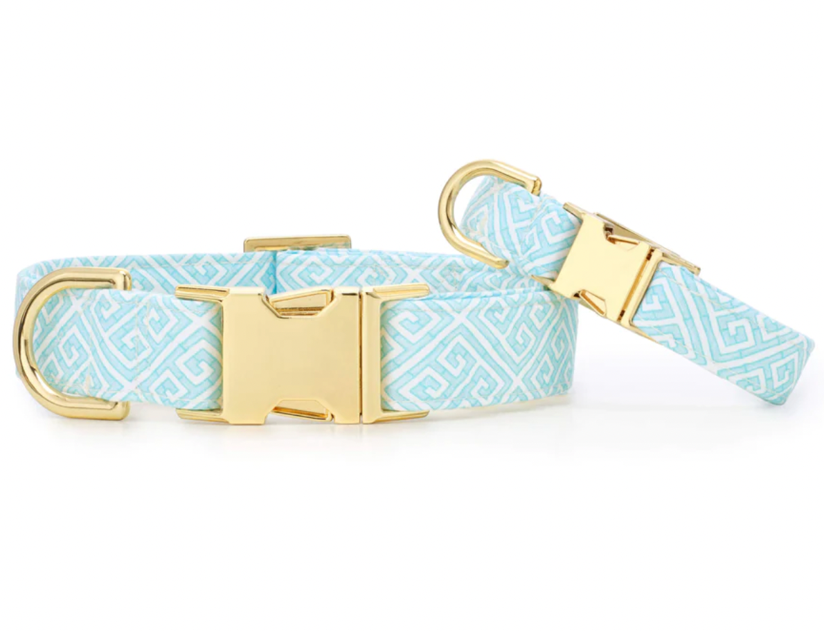 Mint Mandalay Dog Collar - Medium