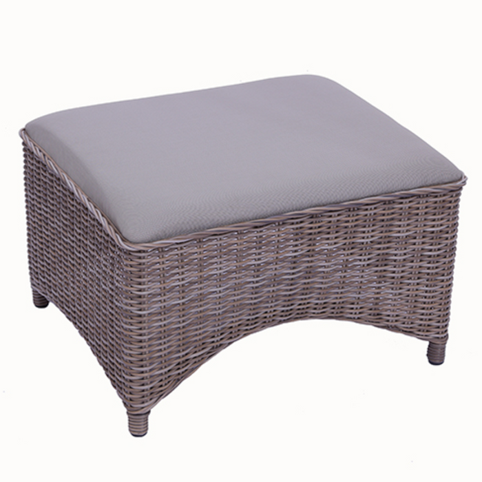 Milano Club Ottoman, Shadow/Gray