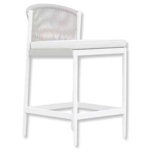 Catalina Counter Stool, Salt Cushion