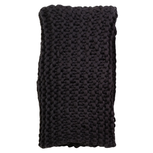 Finn Hand Knit Throw - Midnight