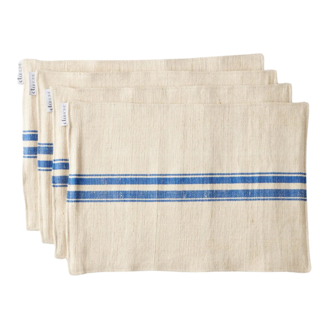 Blue Stripe Placemat Set of 4