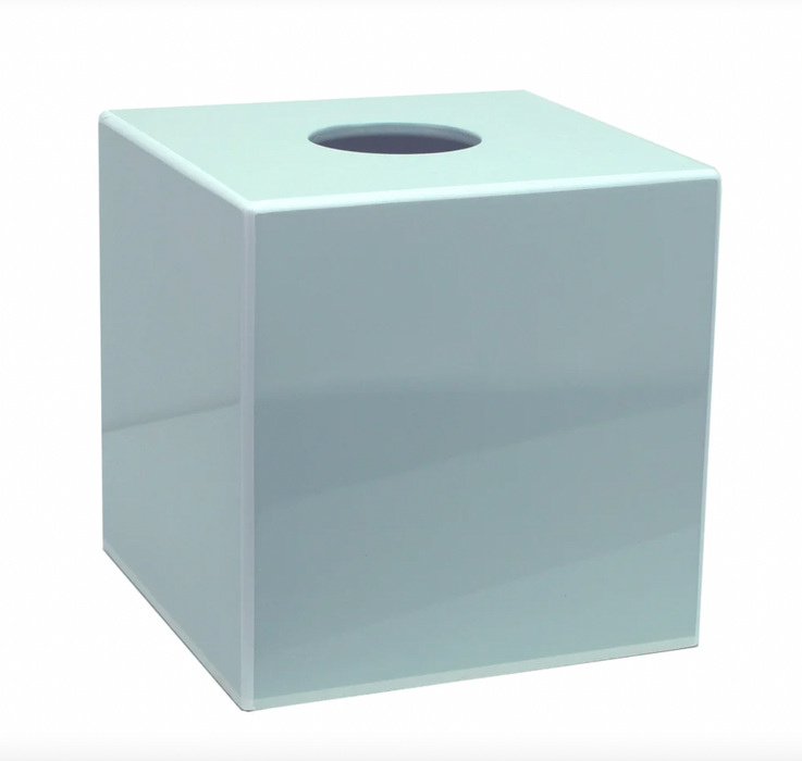 Square Tissue Box- Powder Blue