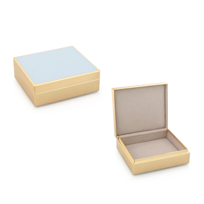 Powder Blue & Gold Small Box