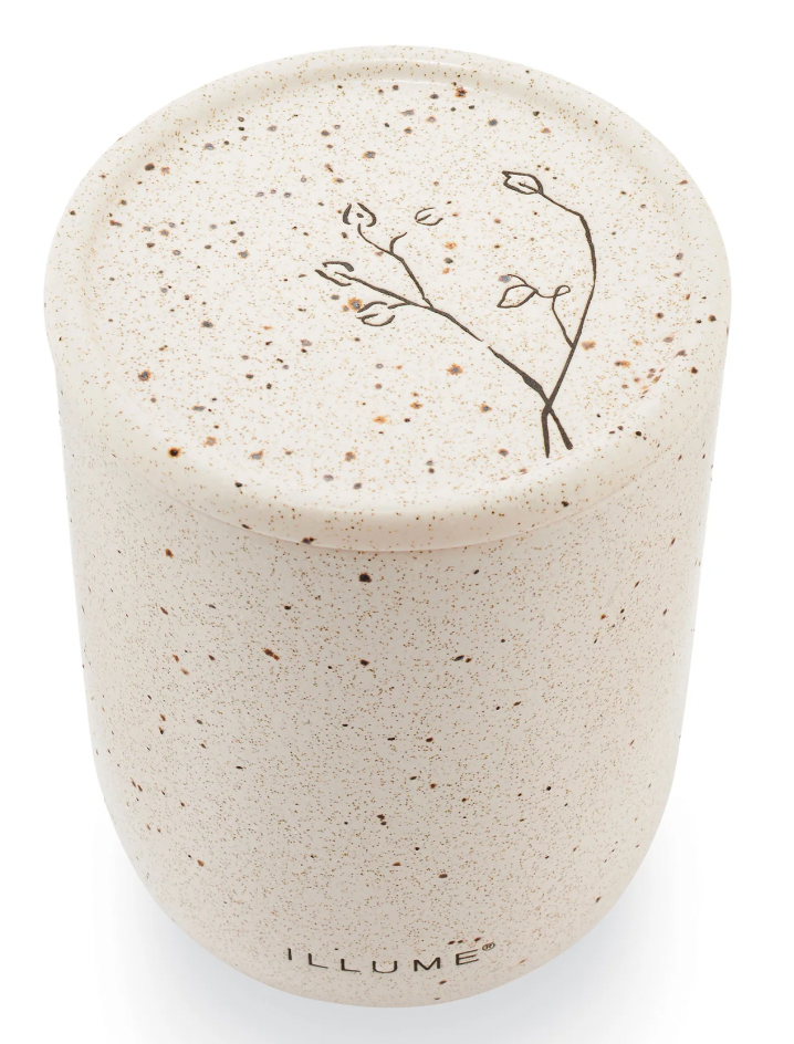 Amber Bergamot Large Outdoor Ceramic Candle