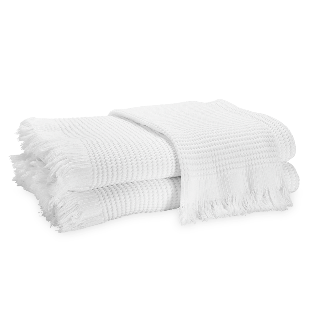 Kiran Bath Towel - White