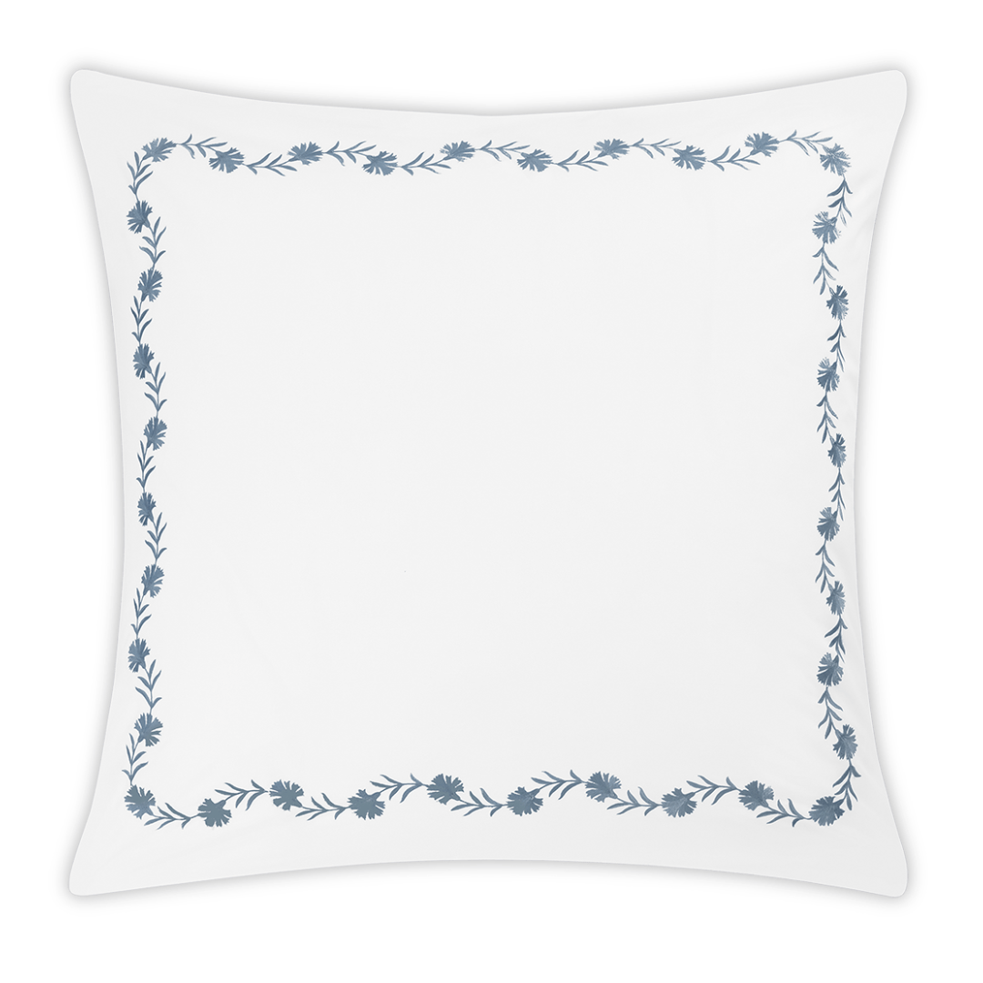 Daphne Euro Pillow - Hazy Blue w/ Insert