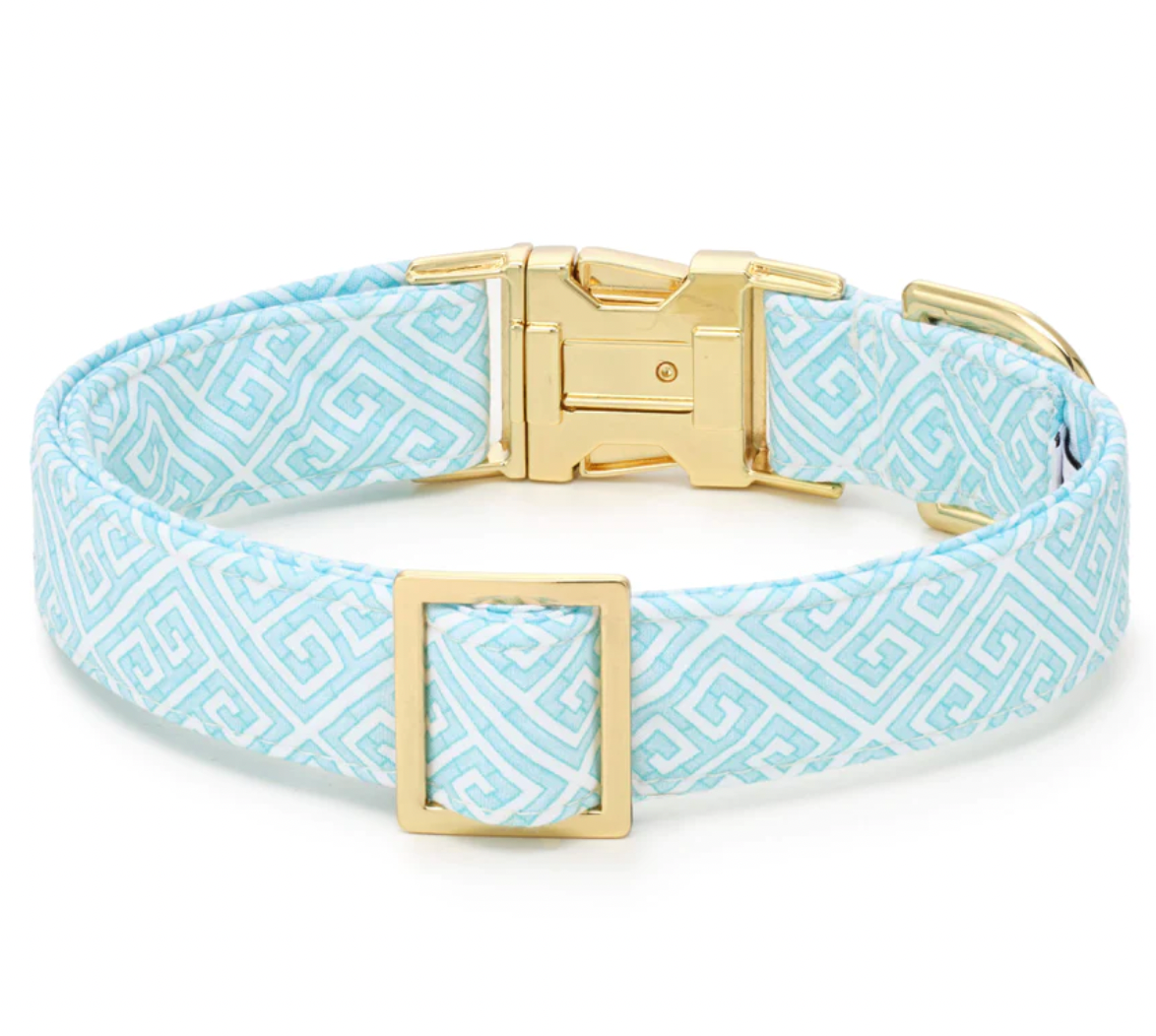 Mint Mandalay Dog Collar - Medium