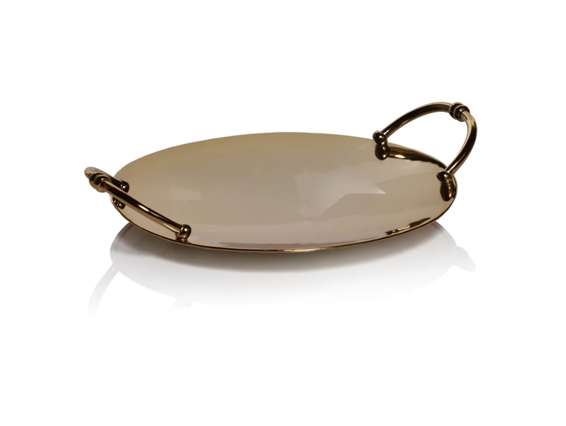 Alessia Round Serving Tray