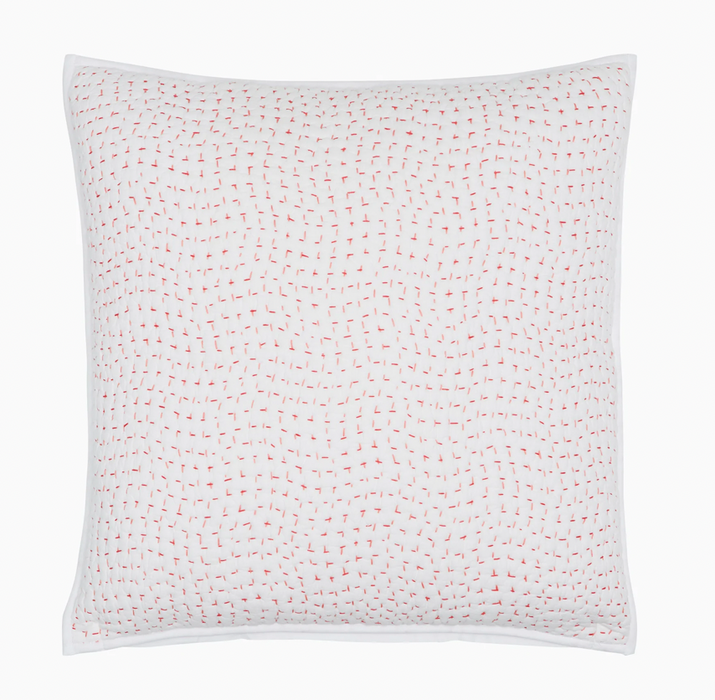 Hand Stitched Euro Pillow (Lotus)  - SHAM ONLY