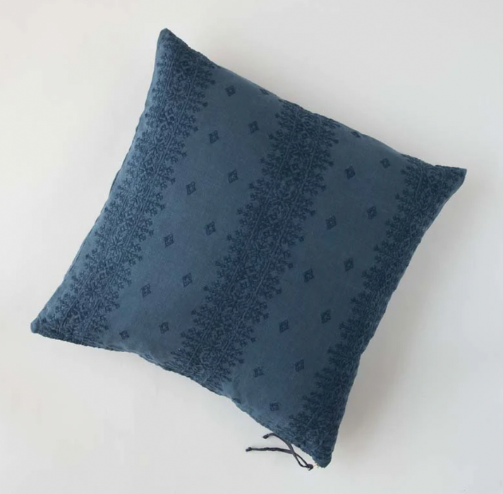 Ines Pillow (Midnight) - Euro **Insert Included