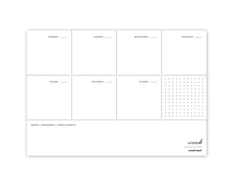 Weekly Planner Notepad