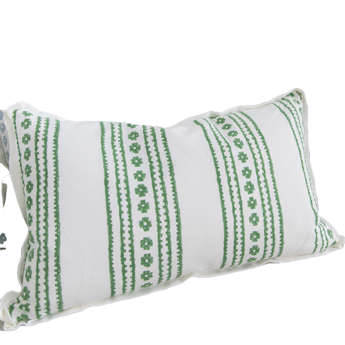 New Haven Green Pillow - 12x22