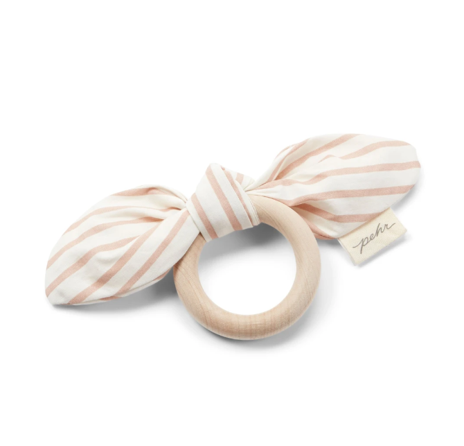 On the Go Teether - Soft Rose